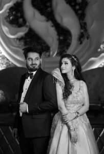 Enagement Photo of Aanchal & Himanshu captured by Kumar Movies