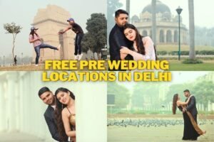 Featured image showcasing diverse pre-wedding locations in Delhi